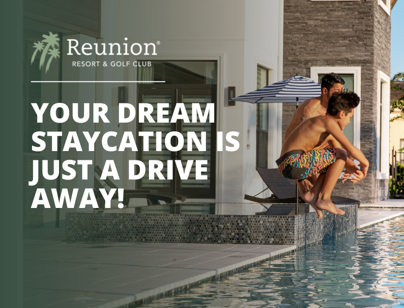 Reunion Resort Rentals Drive and Save Promotion
